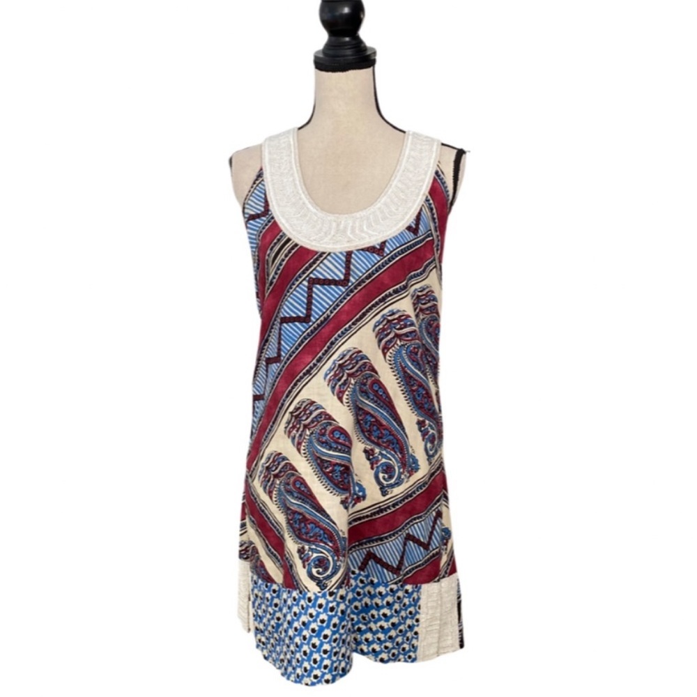 ☀️Calypso St Barths beaded tunic NWT